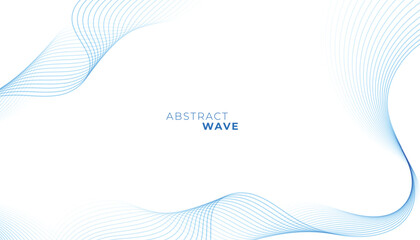 abstract curvy and smooth lines for business presentation