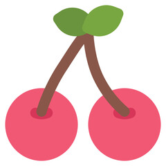 cherry icon for illustration
