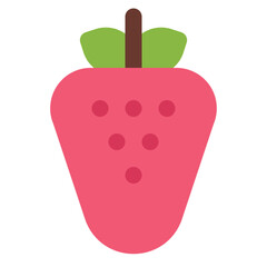 strawberry icon for illustration