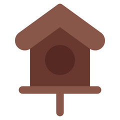 bird nest icon for illustration