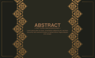 Elegant pattern style dark background