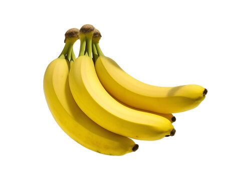 bananas isolated on transparent background