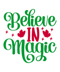 Fototapeta premium Believe In Magic SVG Cut File
