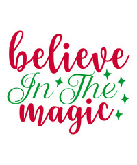 Fototapeta premium Believe In The Magic SVG Cut File