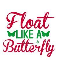Float Like A Butterfly SVG Cut File