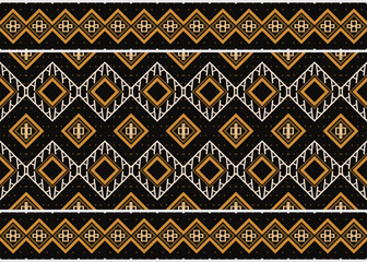 Ethnic pattern Philippine textile. Traditional ethnic patterns vectors It is a pattern geometric shapes. Create beautiful fabric patterns. Design for print. Using in the fashion industry.