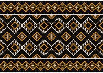 Ethnic pattern Philippine textile. Traditional ethnic patterns vectors It is a pattern geometric shapes. Create beautiful fabric patterns. Design for print. Using in the fashion industry.