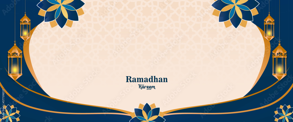 Canvas Prints vector ramadan banner background for islamic festival