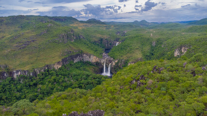 Fototapeta na wymiar Watherfalls in Cerrado