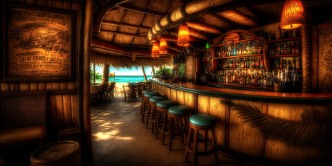 Beautiful Tiki Bar, Generative AI