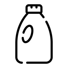 detergent line icon