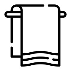 towel line icon