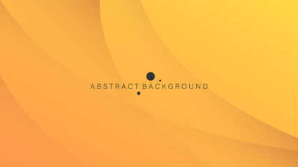 Modern Abstract Background Fluid Liquid Wave Lines and Yellow Orange Gradient Color