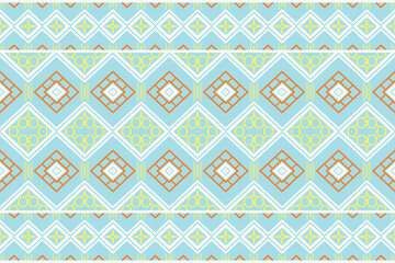 Pattern simple ethnic design in the Philippines. Traditional ethnic pattern design It is a pattern geometric shapes. Create beautiful fabric patterns. Design for print. Using in the fashion industry.