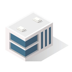 isometric building