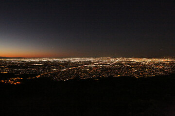 sunset over the Phoenix