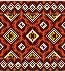 Motif Ethnic floral seamless pattern background. geometric ethnic oriental pattern traditional. Ethnic Aztec style abstract vector illustration. design for print texture,fabric,saree,sari,carpet.
