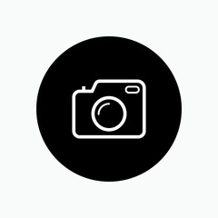 Camera Icon. Photography Symbol - Vector.   