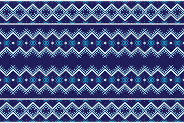 Geometric ethnic embroidery patterns. traditional patterned old saree dress design It is a pattern geometric shapes. Create beautiful fabric patterns. Design for print. Using in the fashion industry.