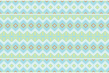 Tribal pattern seamless. traditional patterned wallpaper It is a pattern geometric shapes. Create beautiful fabric patterns. Design for print. Using in the fashion industry.