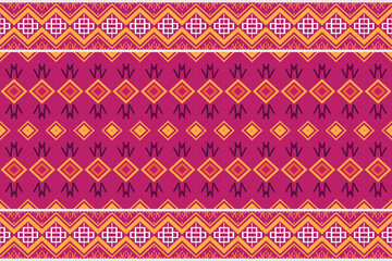 The colorful tribal pattern design. Geometric ethnic pattern traditional Design It is a pattern geometric shapes. Create beautiful fabric patterns. Design for print. Using in the fashion industry.