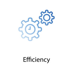 Efficiency icon design stock illustration