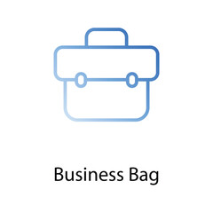 Business bag icon design stock illustration