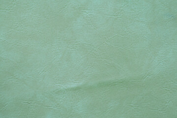 Green Artificial Leather Background Texture.