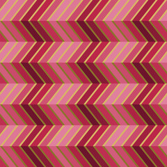 Seamless background with chevron pattern. Trend color of the year 2023 Viva Magenta. Design texture elements for banners, covers, posters, backdrops, walls. Vector illustration.