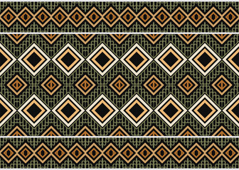 Ethnic fabric tribal Aztec Geometric Traditional ethnic oriental design for the background. Folk embroidery, Indian, Scandinavian, Gypsy, Mexican, African rug, carpet.
