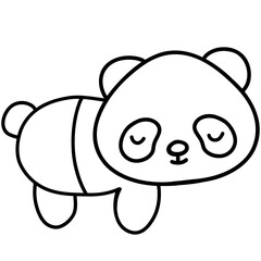 Cute Panda, Panda illustration, Animal, cute animal, animal illustration
