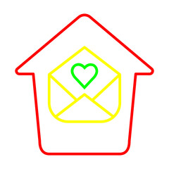 Obraz premium mail icon