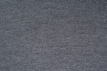 Fototapeta na wymiar Gray cotton fabric texture. Cloth textile background. Draped raw organic cloth black pattern