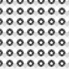 Seamless pattern with stars on a white background. Vector illustration.