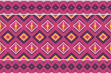 African Ethnic floral seamless pattern background. geometric ethnic oriental pattern traditional. Ethnic Flower style abstract vector illustration. design for print texture,fabric,saree,sari,carpet.