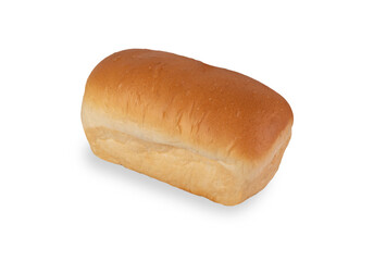 Fresh bread on white background