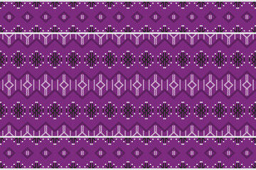 Ethnic pattern. It is a pattern created by combining geometric shapes. Create beautiful fabric patterns. Design for print. Using in the fashion industry.