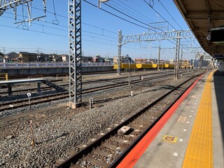東武動物公園駅構内の景色