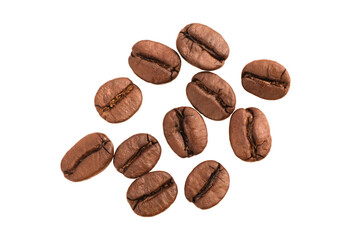 roasted coffee bean on  png