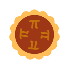 Pi Day Pie Illustration