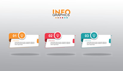 infographic design template vector illustration with icons and 3 options or steps.can be used for presentation process,layout,banner,data graph,presentation	