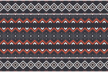 Simple ethnic design. It is a pattern geometric shapes. Create beautiful fabric patterns. Design for print. Using in the fashion industry.