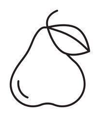 Pear icon illustration design art