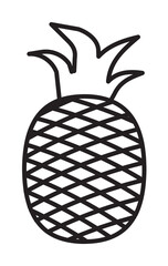 pineapple icon illustration design art