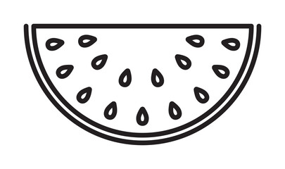 watermelon icon illustration design art