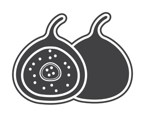 Fig icon illustration design art
