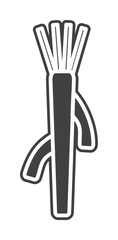 Horseradish icon illustration design art