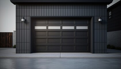 Ultra modern futuristic garage door so that not only your car is special