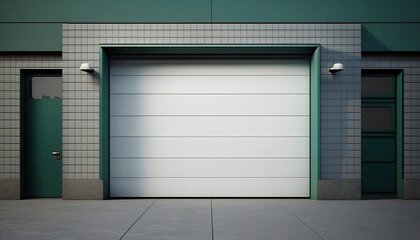 Ultra modern futuristic garage door so that not only your car is special