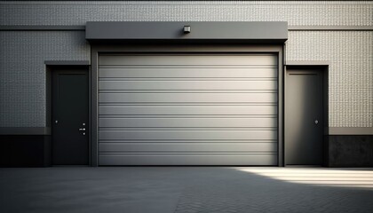 Ultra modern futuristic garage door so that not only your car is special